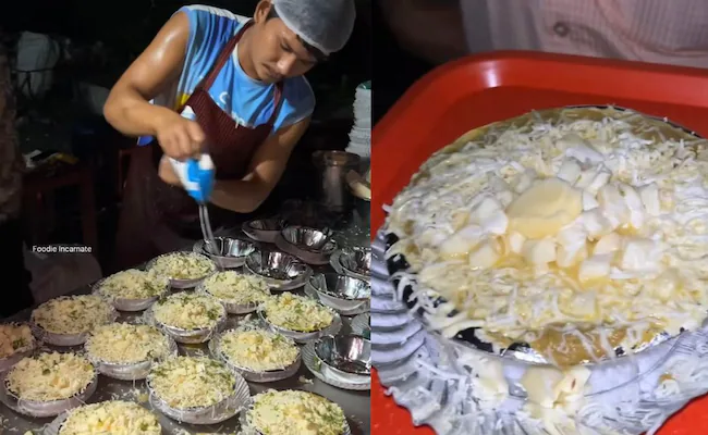 Surat Street Vendor Makes Unique Cheese-Loaded Sabzi, 